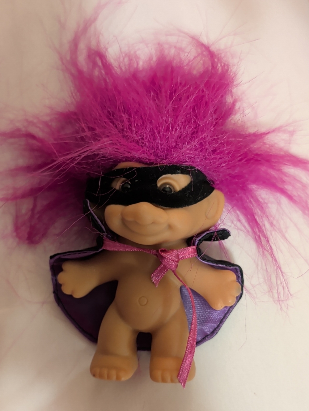 1# Troll Doll 3" Russ Halloween Masked Man Zorro Purple Hair